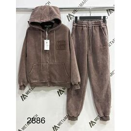 Костюм спортивний жіночий теплий 2886 brown р.S-L "Met&March" недорого оптом від прямого постачальника