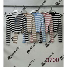 Топ жіночий 3700 white-black р.one size "Met&March" недорого оптом від прямого постачальника