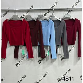 Топ жіночий 4811 brown р.S-L "Met&March" недорого оптом від прямого постачальника