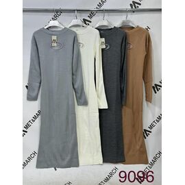 Сукня тепла жіноча 9096 l.grey р.42-46 "Met&March" недорого оптом від прямого постачальника
