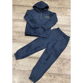 Костюм дитячий спортивний теплий на дівчинку PR637 navy р.8-12 "Proschenko" недорого оптом від прямого постачальника