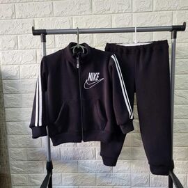 Костюм дитячий спортивний теплий на дівчинку PR638 brown р.32-36 "Proschenko" недорого оптом від прямого постачальника