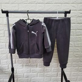 Костюм дитячий спортивний теплий на хлопчика PR640 d.grey р.98-116 "Proschenko" недорого оптом від прямого постачальника