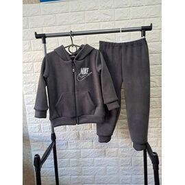 Костюм дитячий спортивний теплий на хлопчика PR641 d.grey р.116-134 "Proschenko" недорого оптом від прямого постачальника