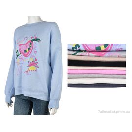 Фотография Кофта женская Весна/осень 4277-188 mix (10 шт. р.сетка One size) "Мир" недорого оптом от прямого поставщика