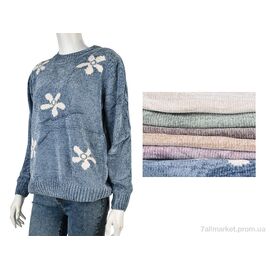 Фотография Кофта женская Весна/осень 4277-148 mix (10 шт. р.сетка One size) "Мир" недорого оптом от прямого поставщика