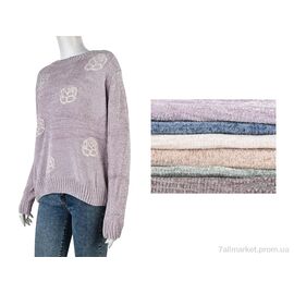Фотография Кофта женская Весна/осень 4277-146 mix (10 шт. р.сетка One size) "Мир" недорого оптом от прямого поставщика