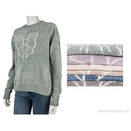 Фотография Кофта женская Весна/осень 4277-145 mix (10 шт. р.сетка One size) "Мир" недорого оптом от прямого поставщика