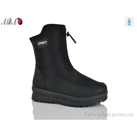 Фотография Дутики женские утепленные зима F833 black (8 пар р.36-41) "Aba" недорого оптом от прямого поставщика