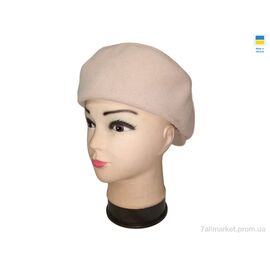 Кепка жіноча Весна/осінь Кенголка 0594 бежевий (4 шт. р.сітка56-60) "Mabi" недорого оптом від прямого постачальника