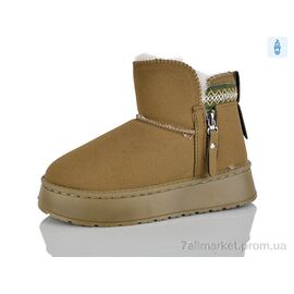 Уггі жіночі утеплені Зима CL2527 хакі (8 пар р.37-42) "Lot Shoes" недорого оптом від прямого постачальника
