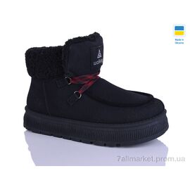 Фотография Ботинки женские стильные зима 51091 чорний (8 пар р.36-41) "DeMur" недорого оптом от прямого поставщика