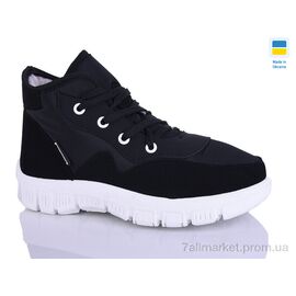 Фотография Ботинки женские стильные зима 1112 чорний біла підошва (6 пар р.36-41) "DeMur" недорого оптом от прямого поставщика