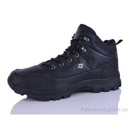 Фотография Ботинки мужские стильные зима 8968-2D чорний (6 пар р.47-50) "DeMur" недорого оптом от прямого поставщика