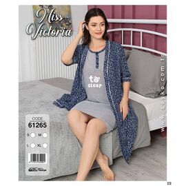 Фотография Комплект женский 61265 navy р.S-XL "DONELLA" недорого оптом от прямого поставщика