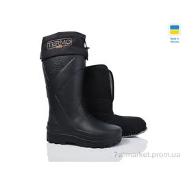 Фотография Сапоги из пены мужские зима 135-1 чорний (6 пар р.41-45) "Крок" недорого оптом от прямого поставщика