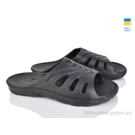 Шльопанці чоловічі пляжні Літо 222-11 чорний (8 пар р.40-45) "Alex" недорого оптом від прямого постачальника