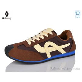 Кросівки жіночі модні Весна/осінь 2027-5-2 brown (8 пар р.36-41) "Gollmony" недорого оптом від прямого постачальника