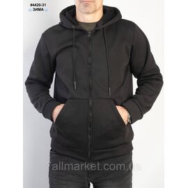 Толстовка чоловіча на блискавці тринитка на флісі норма 48,50,52,54,56 (2кв) "NOWEMBER"