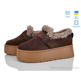 Фотография Туфли женские стильные зима EVA44 кор.з. (6 пар р.36-41) "Stella" недорого оптом от прямого поставщика