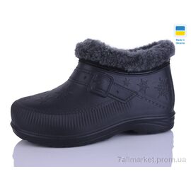 Калоші жіночі Зима 131A чорний (6 пар р.37-41) "DeMur" недорого оптом від прямого постачальника