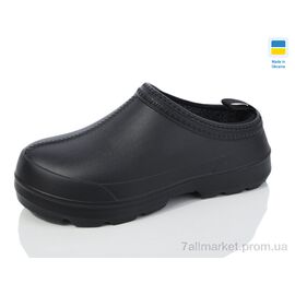 Калоші жіночі Весна/осінь М7007 чорний (6 пар р.37-41) "Крок" недорого оптом від прямого постачальника