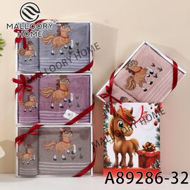 Рушник A89286-32(70*140/35*75) р.70*140 "MALLOORY" недорого оптом від прямого постачальника