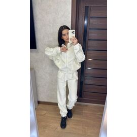 Костюм спортивний жіночий 088 white р.42-50 "VALENTINA" недорого оптом від прямого постачальника