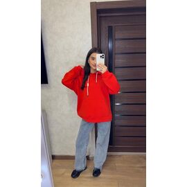 Фотография Худи женское 1 red р.42-48 "VALENTINA" недорого оптом от прямого поставщика