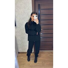 Костюм спортивний жіночий 107 black р.25-50 "VALENTINA" недорого оптом від прямого постачальника