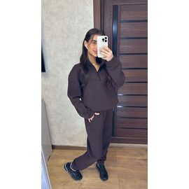 Костюм спортивний жіночий 107 brown р.25-50 "VALENTINA" недорого оптом від прямого постачальника