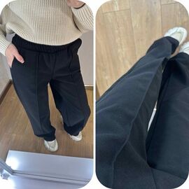 Фотография Штаны женские утеплённые 247 black р.42-48 "VALENTINA" недорого оптом от прямого поставщика