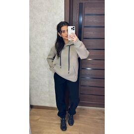 Костюм спортивний жіночий VL116 beige р.42-50 "VALENTINA" недорого оптом від прямого постачальника