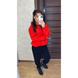 Костюм спортивний жіночий VL128 red р.42-50 "VALENTINA" недорого оптом від прямого постачальника