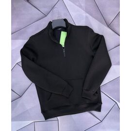 Худи чоловічий W2592 black р.S-2XL "Verton" недорого оптом від прямого постачальника