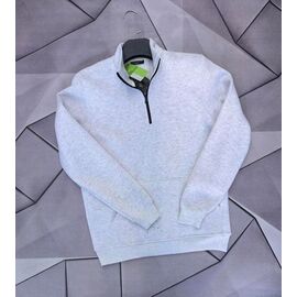 Худи чоловічий W2595 grey р.S-2XL "Verton" недорого оптом від прямого постачальника