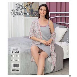 Фотография Комплект женский DS401-61255 grey р.S-XL "DONELLA" недорого оптом от прямого поставщика