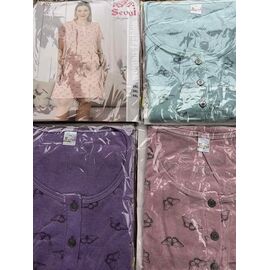 Нічня жіноча DS417-3300 purple р.M-XL "DONELLA" недорого оптом від прямого постачальника