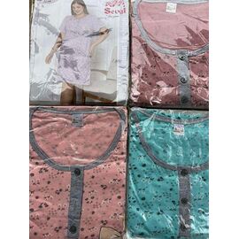 Нічня жіноча DS422-3296 grey р.M-XL "DONELLA" недорого оптом від прямого постачальника