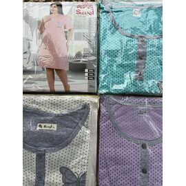 Нічня жіноча DS427-367 green р.M-XL "DONELLA" недорого оптом від прямого постачальника