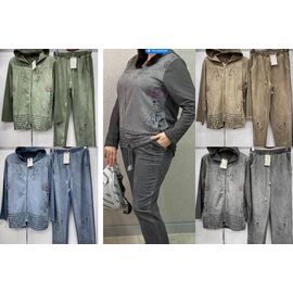 Фотография Костюм женский 109-111 d.grey р.2XL-5XL "Kaffir Lily" недорого оптом от прямого поставщика