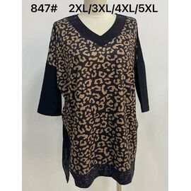 Туніка жіноча 847 black р.2XL-5XL "Kaffir Lily" недорого оптом від прямого постачальника