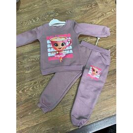 Костюм дитячий спортивний теплий на дівчинку PR672 lilac р.4-6 "Proschenko" недорого оптом від прямого постачальника