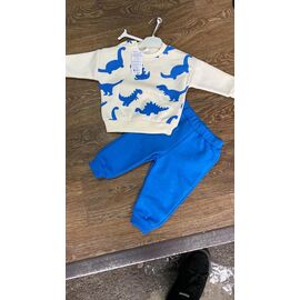 Костюм дитячий спортивний теплий на хлопчика PR679 blue р.0.6-1.6 "Proschenko" недорого оптом від прямого постачальника