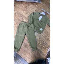 Костюм дитячий спортивний теплий на хлопчика PR690 khaki р.4-8 "Proschenko" недорого оптом від прямого постачальника