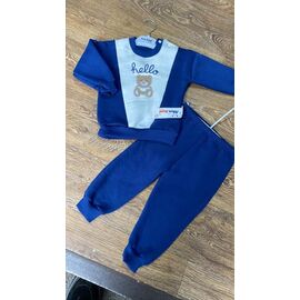 Костюм дитячий спортивний теплий на хлопчика PR693 blue р.0.6-2 "Proschenko" недорого оптом від прямого постачальника