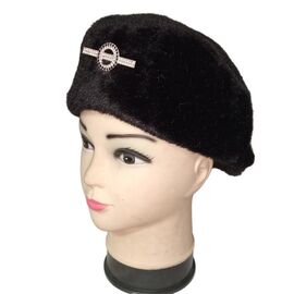 Шапка зимова жіноча 0597 black р.56-60 "Mabi" недорого оптом від прямого постачальника