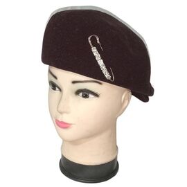 Шапка зимова жіноча 0602 brown р.56-60 "Mabi" недорого оптом від прямого постачальника