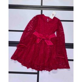 Плаття дитяче на дівчинку IB755 red р.110-128 "iBamBino" недорого оптом від прямого постачальника