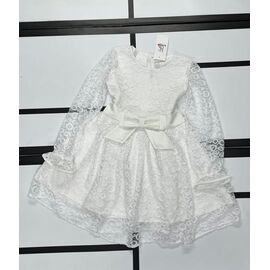 Плаття дитяче на дівчинку IB756 white р.110-128 "iBamBino" недорого оптом від прямого постачальника